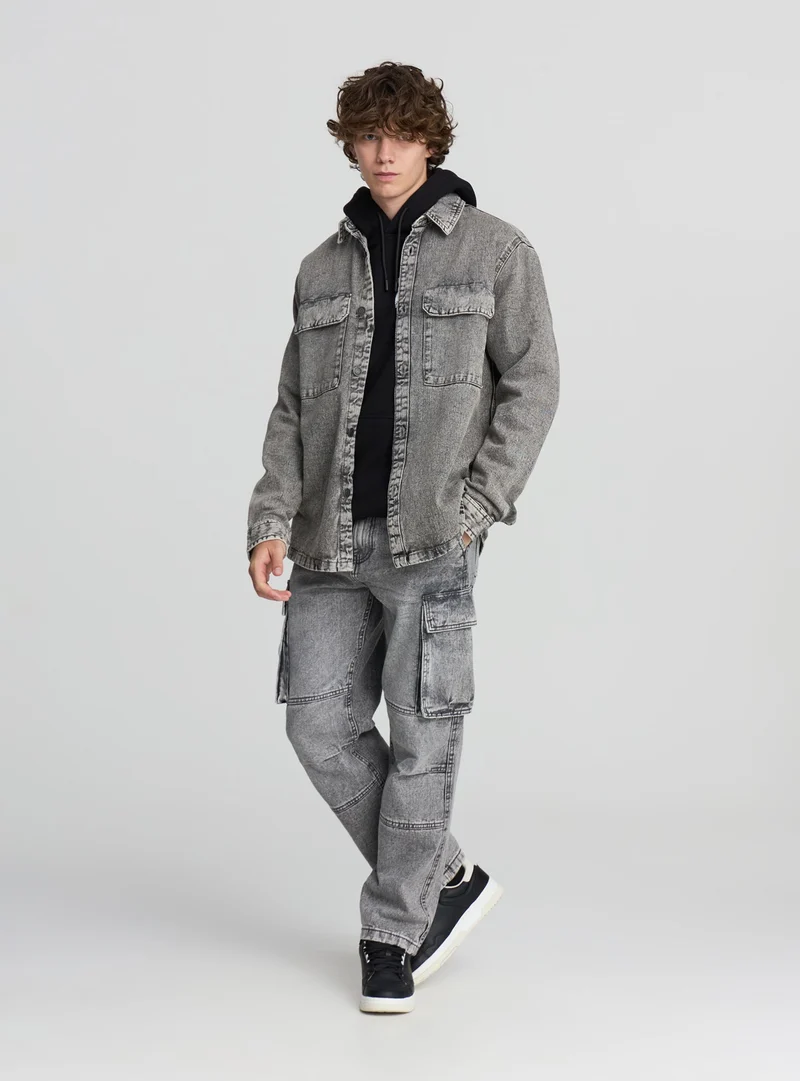Jeans cargo fit over