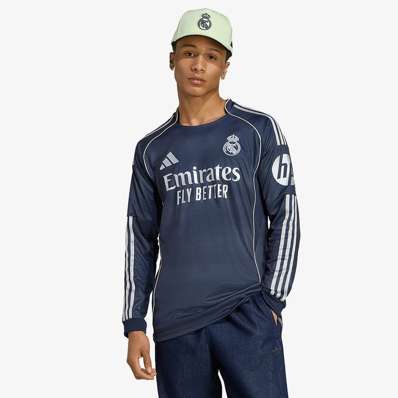Maglia adidas Real Madrid 25/26 Maniche Lunghe Trasferta