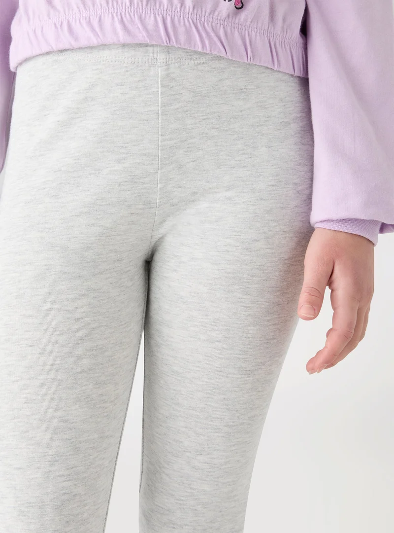 Leggings a tinta unita