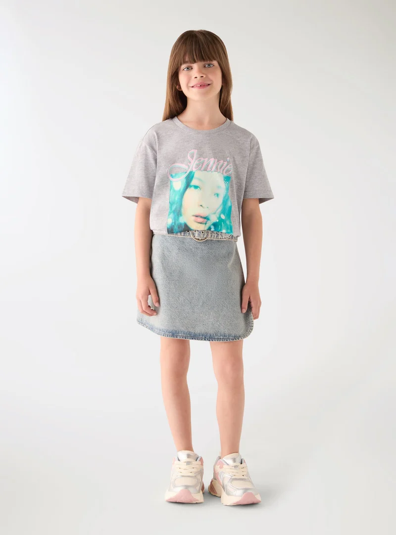 T-shirt con stampa Jennie Blackpink®