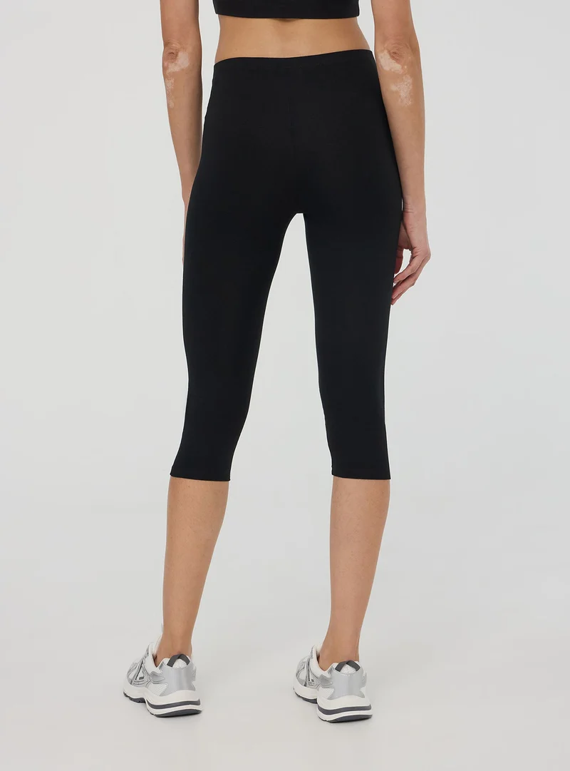 Pack 3 leggings a tre quarti