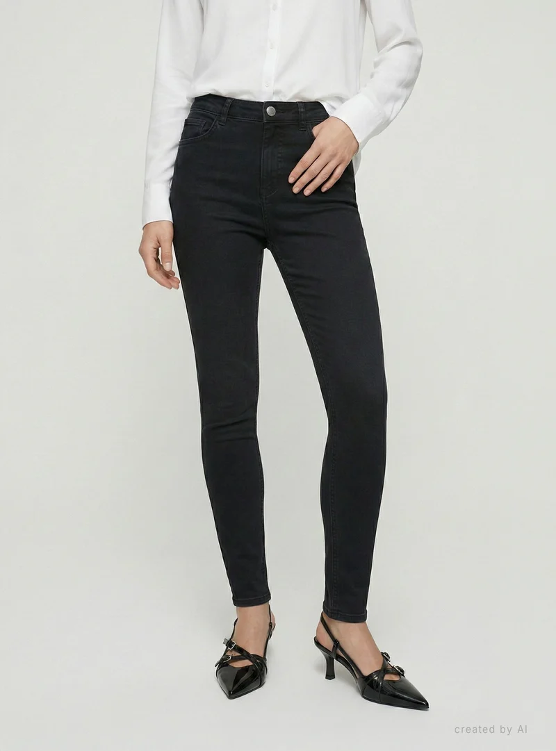 Jeggings a tinta unita