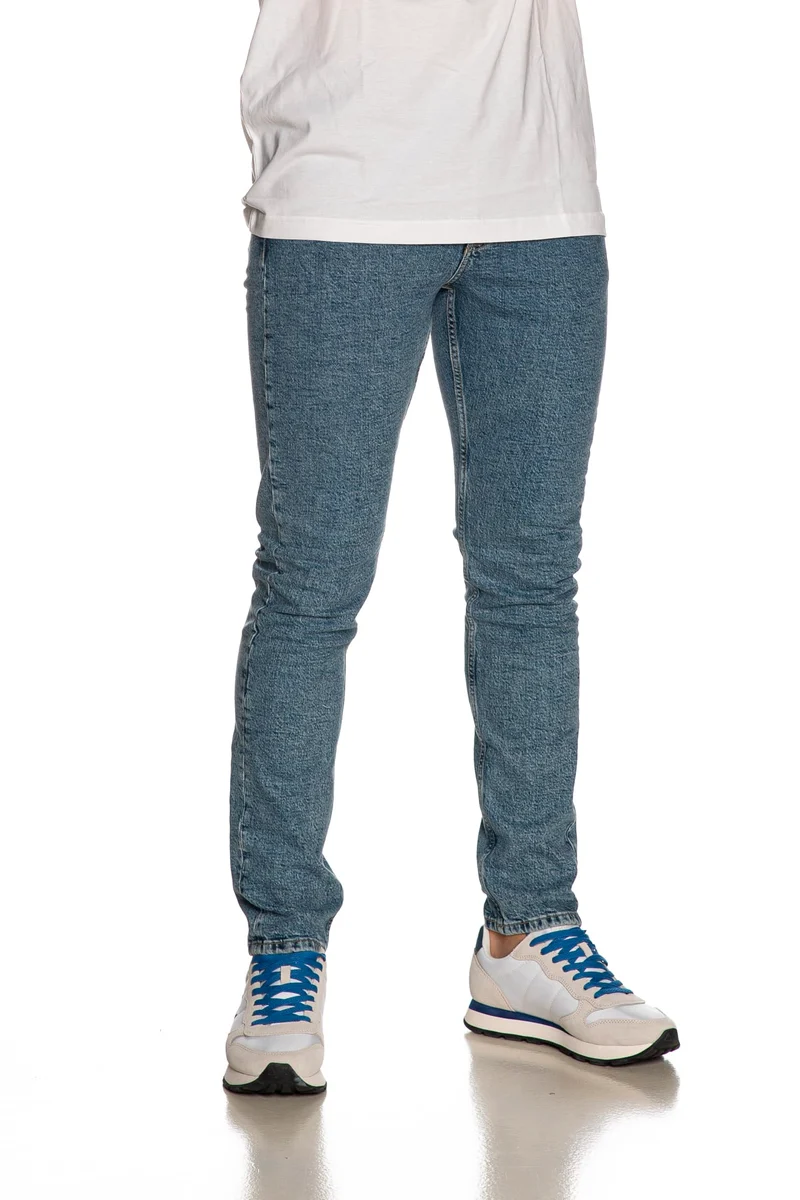 Jeans Calvin Klein Tp Da Uomo Denim Light Medio Blu