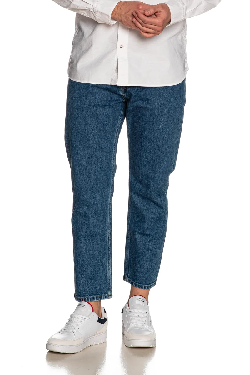 Jeans Tommy Hilfiger Dad Tprd Da Uomo Denim Blu Medio