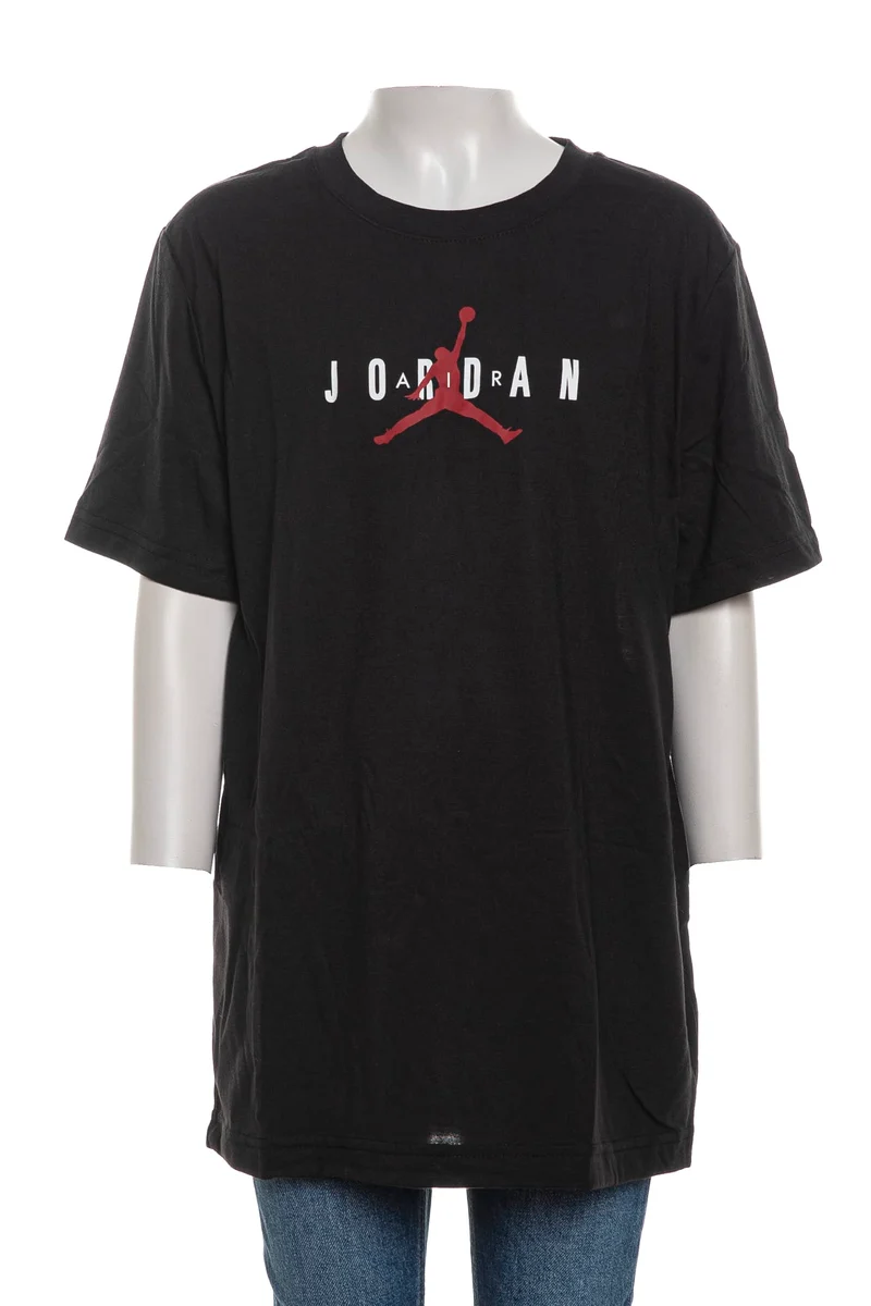 T Shirt Nike Jd Air Boys Sustainable Da Bambino Nera