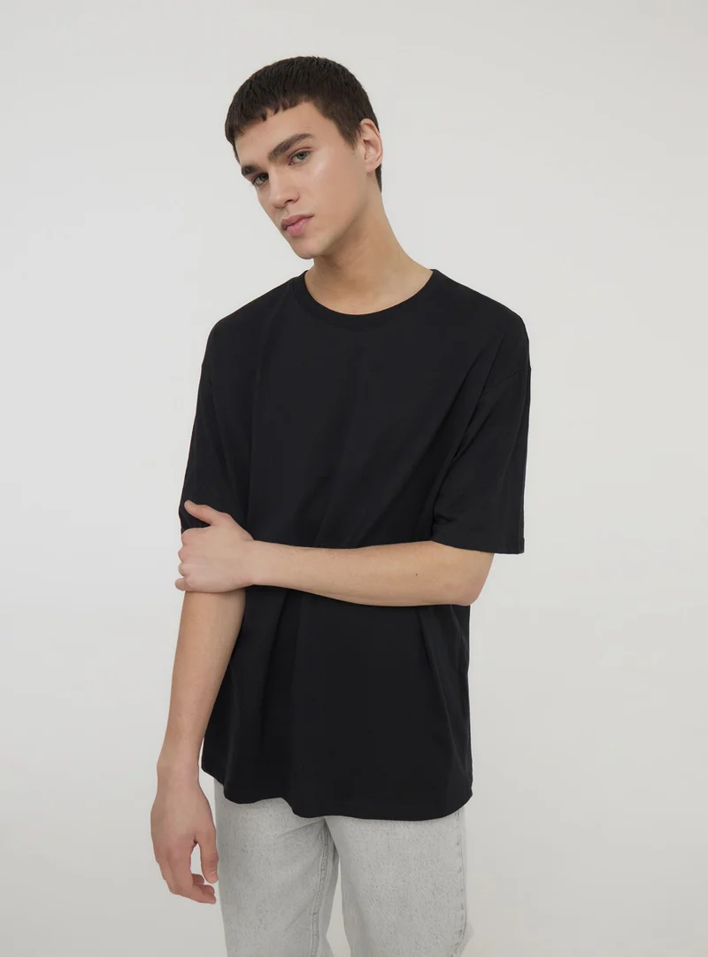 Pack 2 t-shirt oversize tinta unita