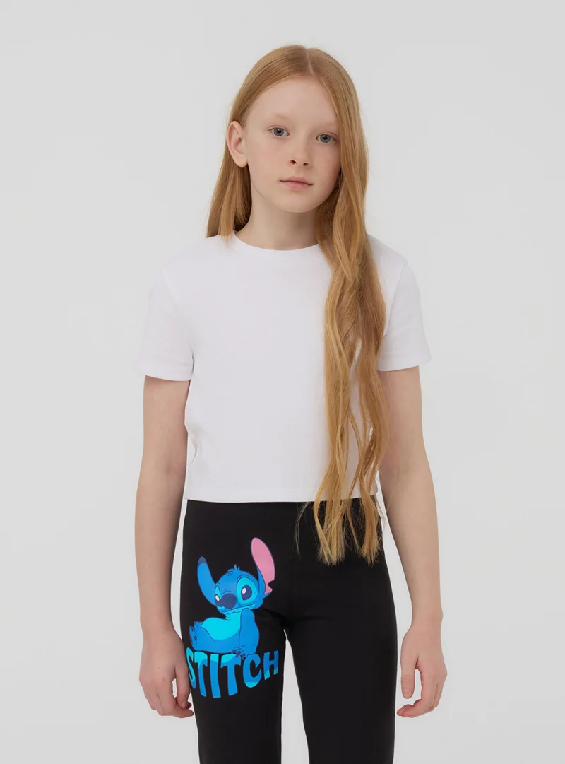 Pack 2 t-shirt crop a costine tinta unita