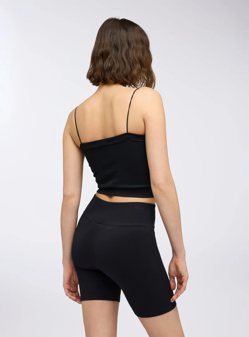 Pack 3 leggings ciclista seamless a costine