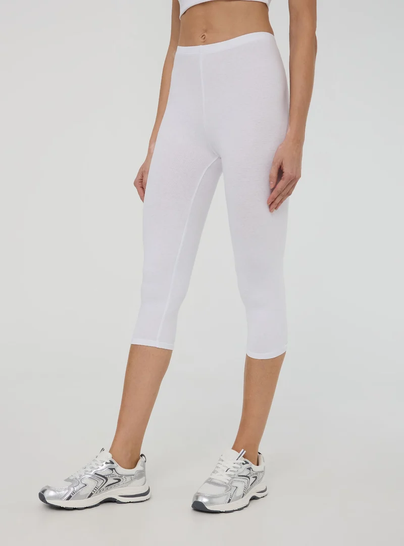 Pack 3 leggings a tre quarti