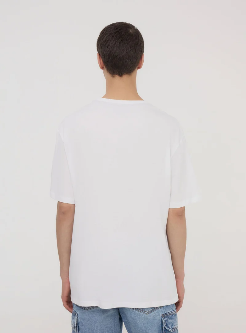 Pack 2 t-shirt oversize tinta unita