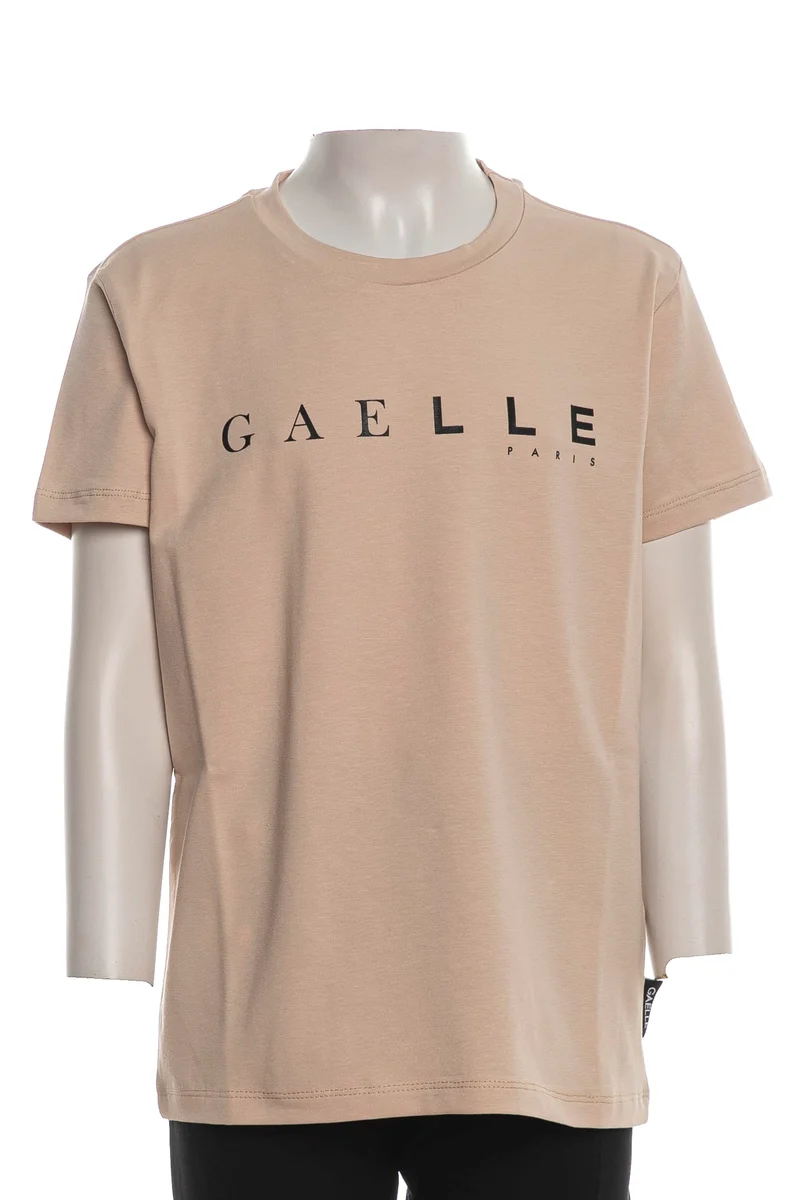 T Shirt Gaelle Paris Basic Loose Tee Da Bambina Cipria Beige
