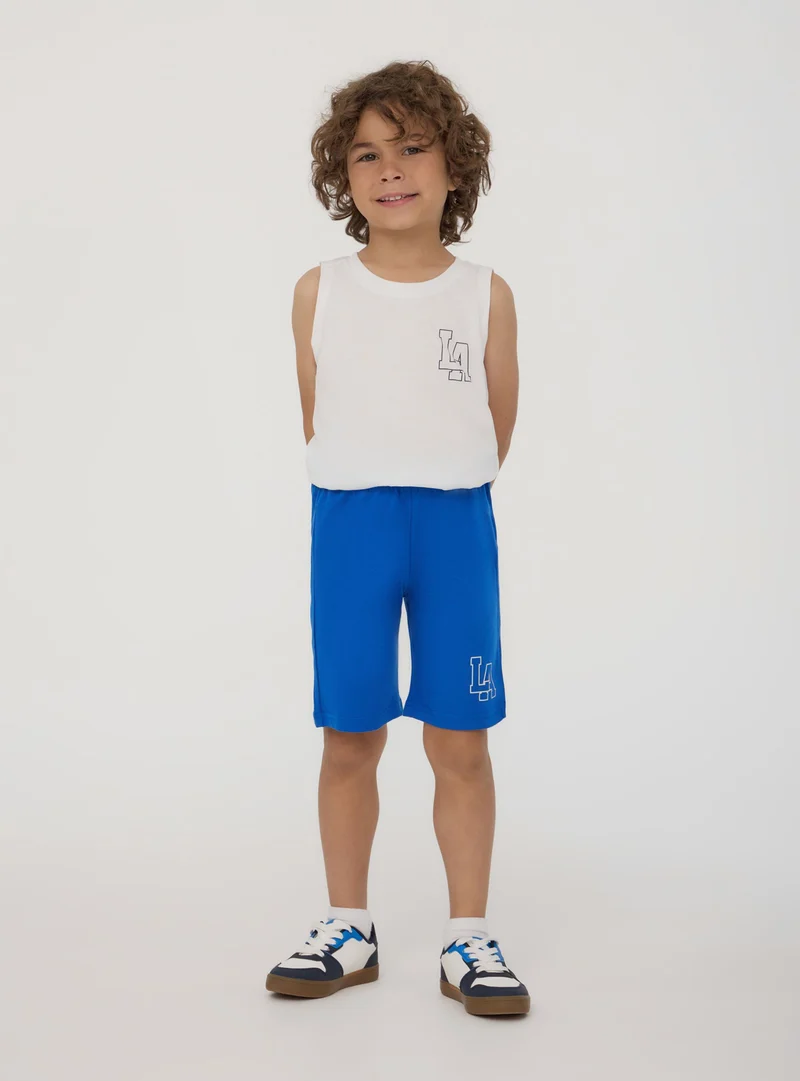 Pack 2 pantaloncini tuta con stampa