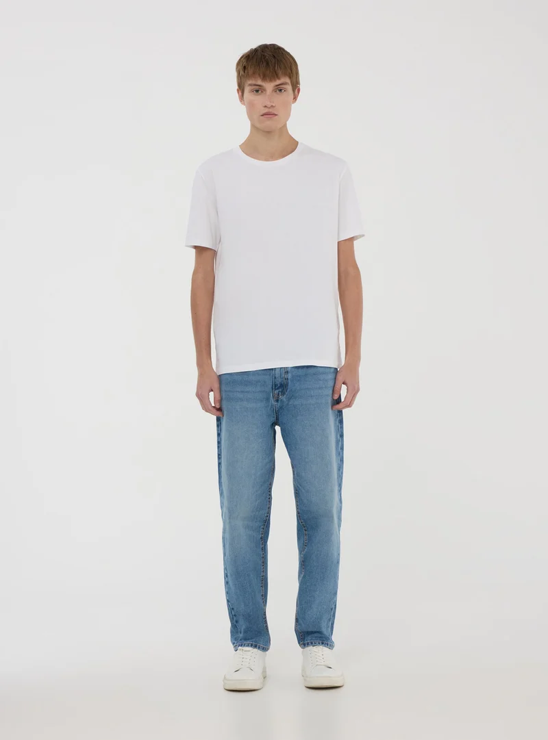 Pack 2 t-shirt slim fit tinta unita
