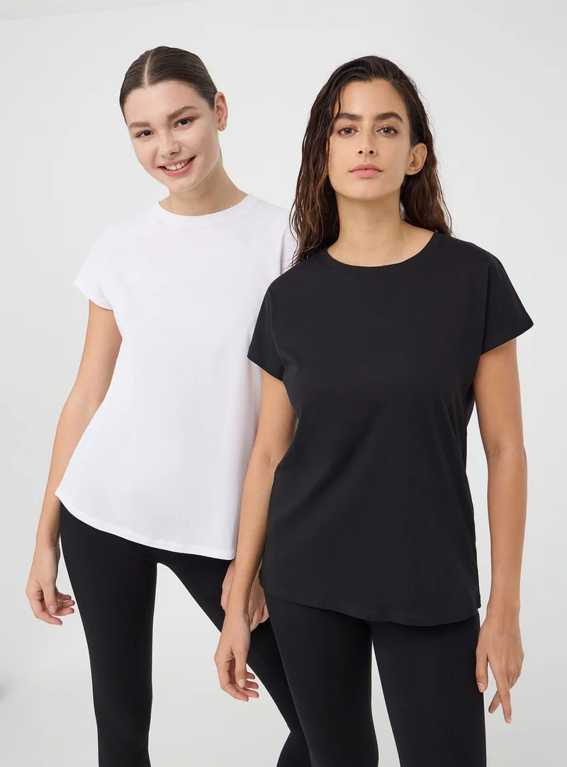 Pack 2 t-shirt tinta unita