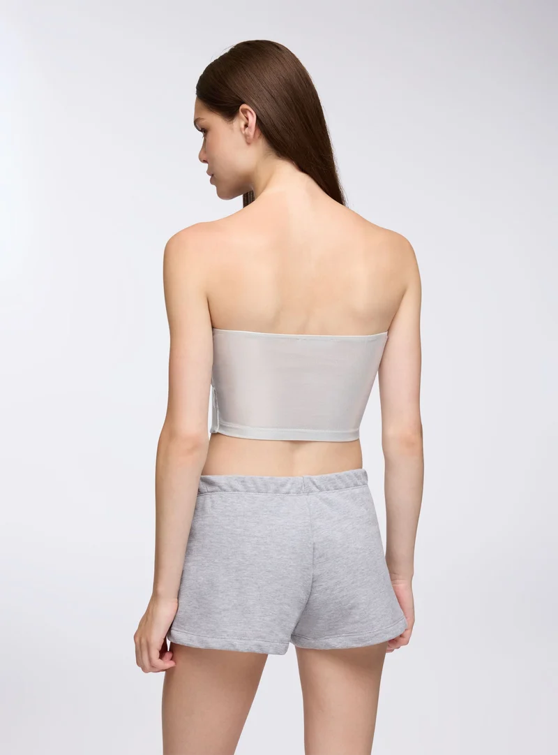 Shorts tuta a vita alta