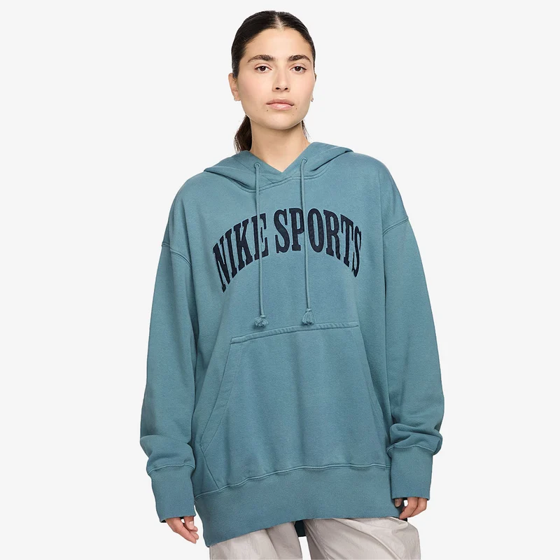 Nike Felpa oversize con cappuccio in French Terry – Donna Sp