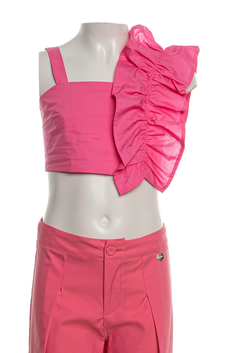 Top Imperial Kids Ceremony Da Bambina Rosa Bubble