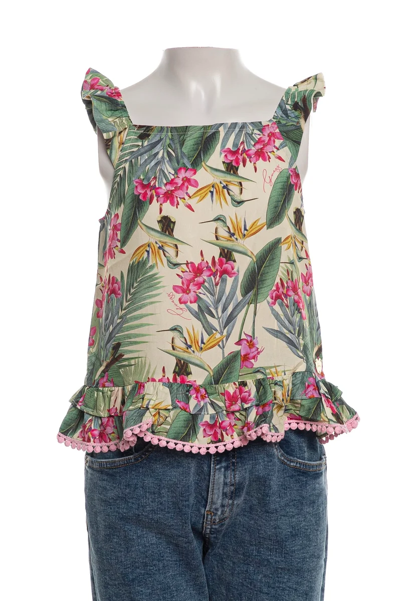Top Guess Exotic Print Da Bambina Stampa Floreale Esotica