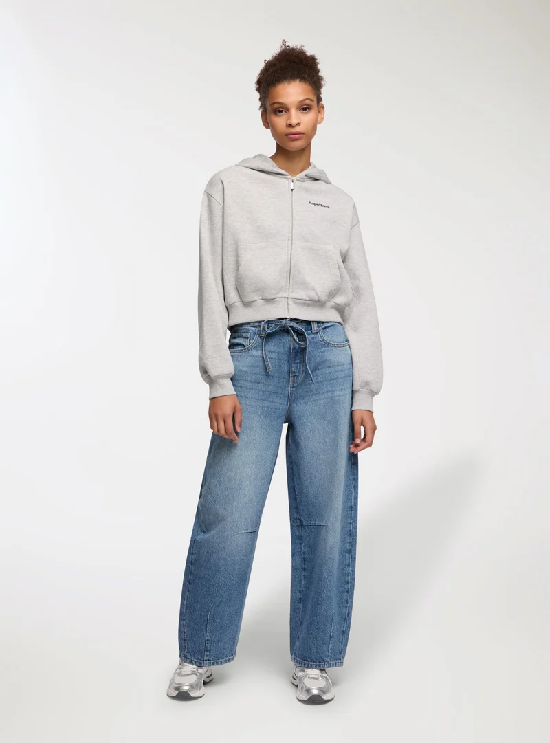 Jeans balloon con cintura