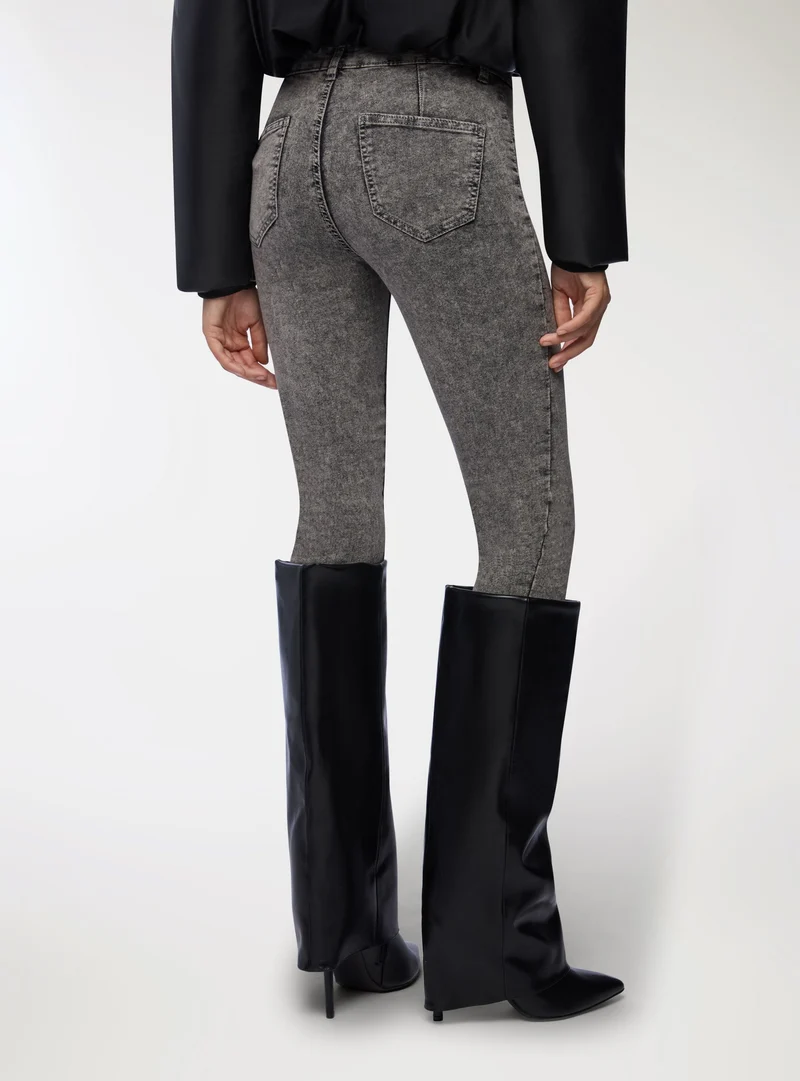 Jeggings tinta unita