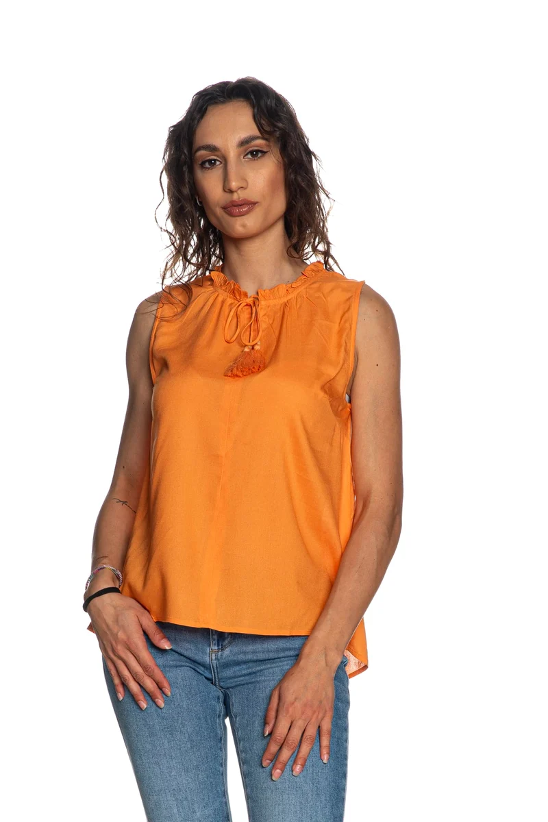Blusa Tiffosi Indie 1 Da Donna Arancio