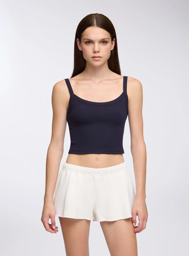 Shorts tuta a vita bassa svasati