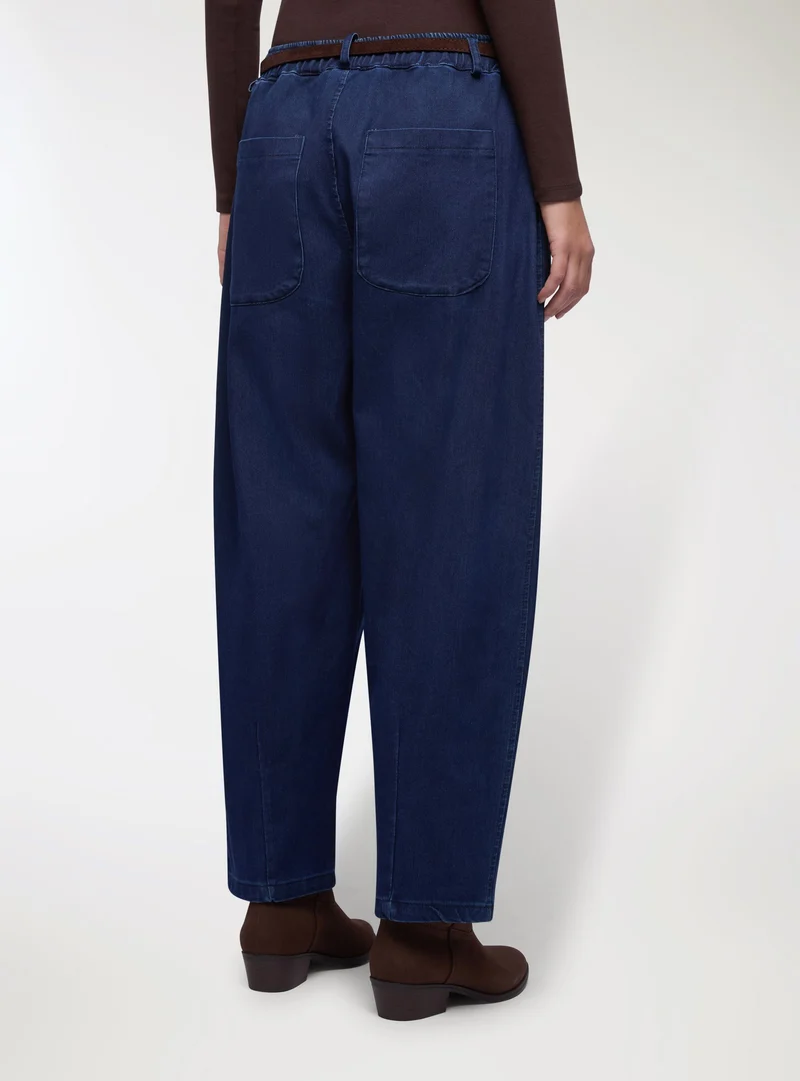 Jeans balloon con cintura