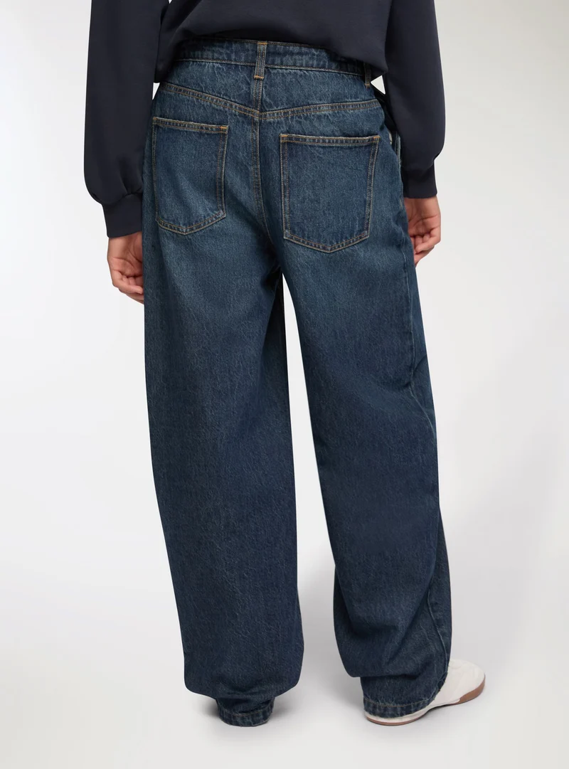 Jeans scuri baggy