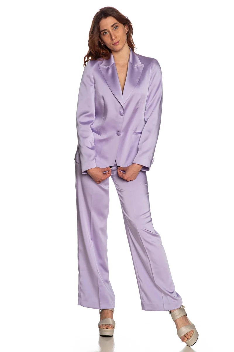 Completo Markup Satin Mono Da Donna Glicine