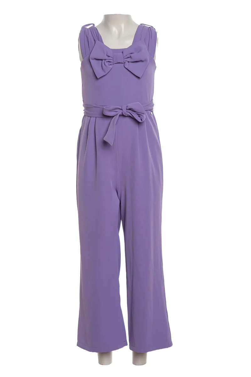 Tuta Intera Lunga Sarabanda Ceremony Jumpsuit Da Bambina Glicine