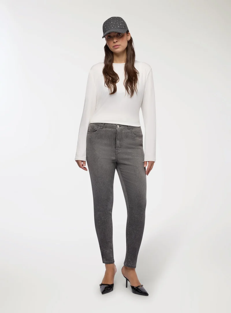 Jeans skinny glitter