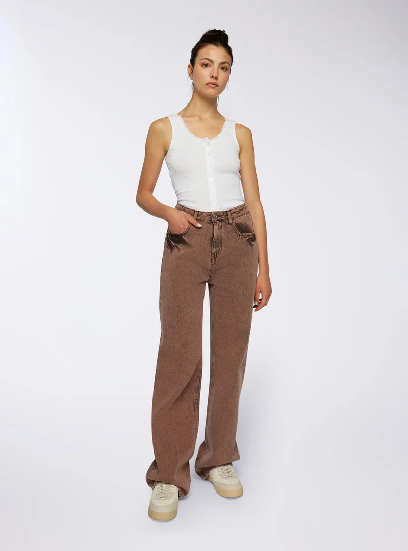 Jeans wide leg