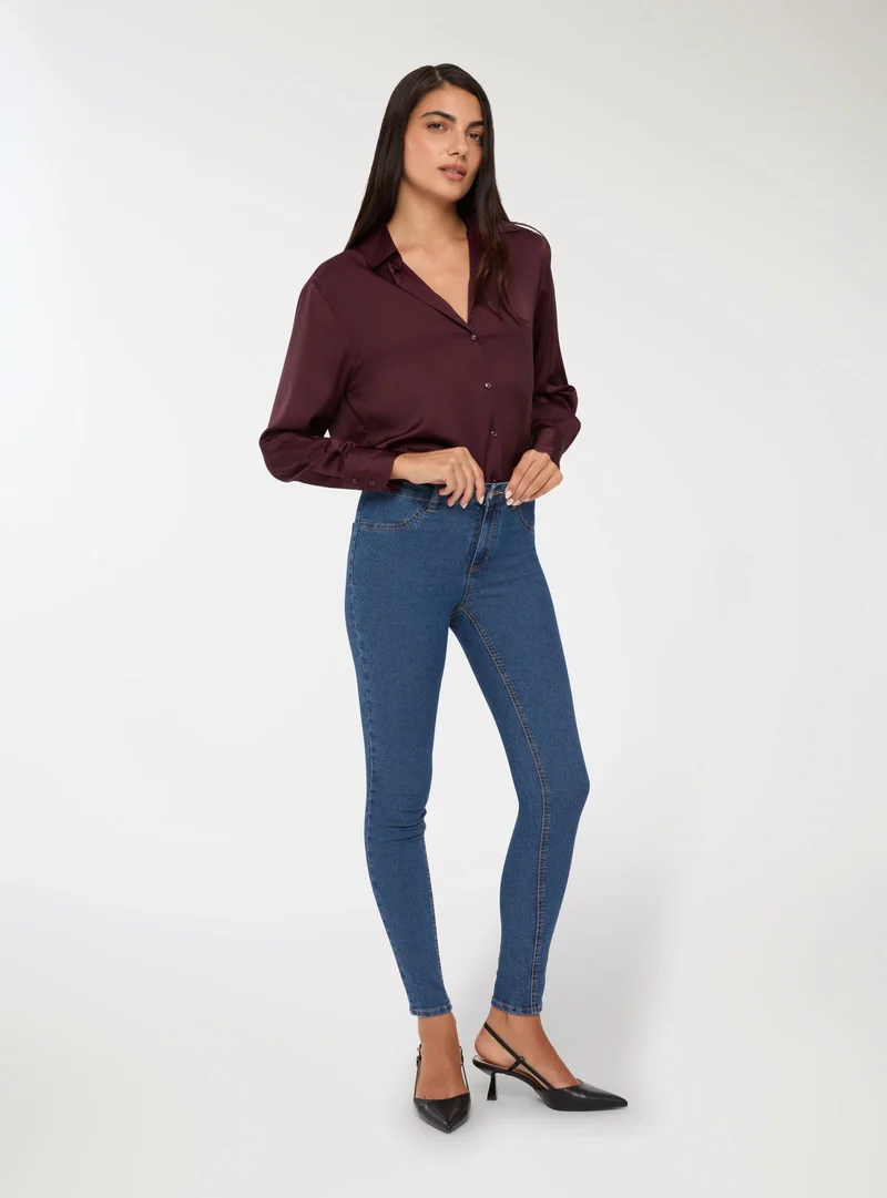 Jeggings tinta unita