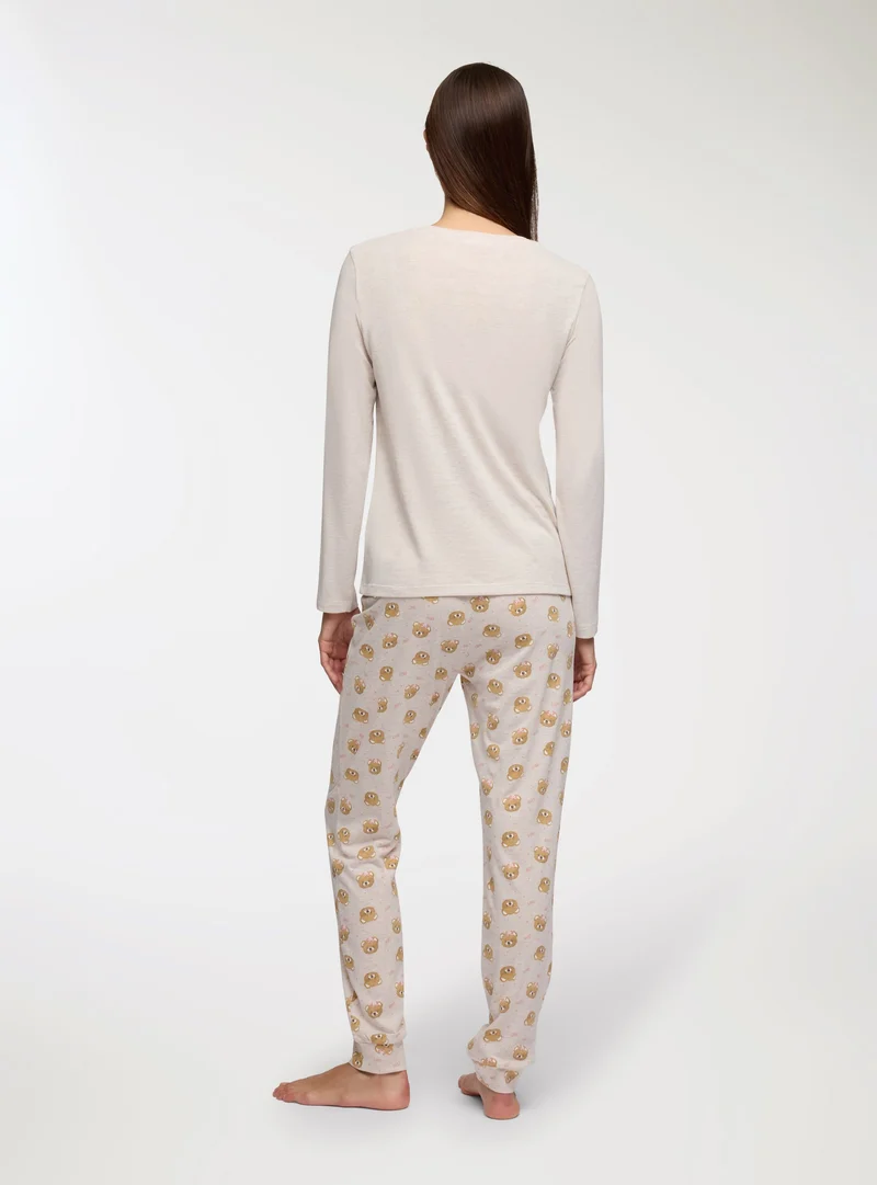 Set pigiama con stampe orsetti