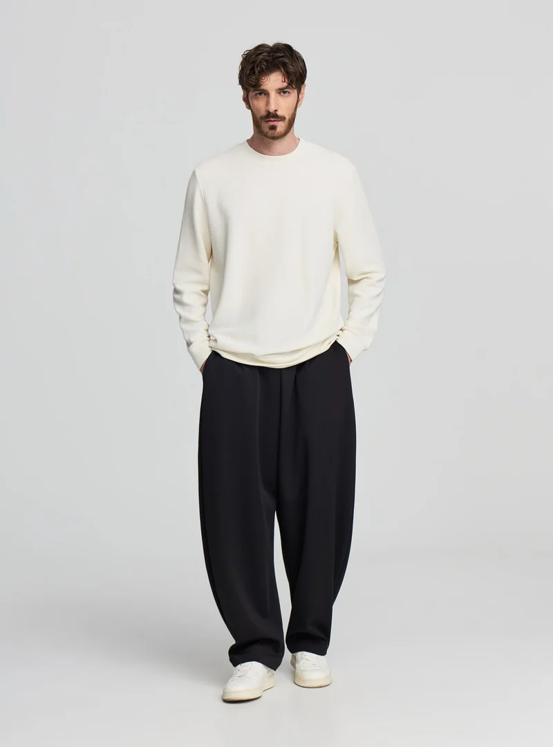 Maglia ottoman tinta unita