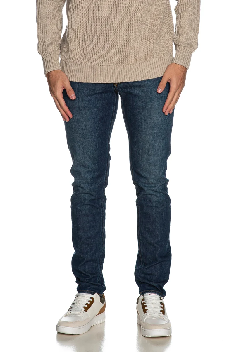 Jeans Siviglia Loretello Da Uomo Denim Dark Blu Medio