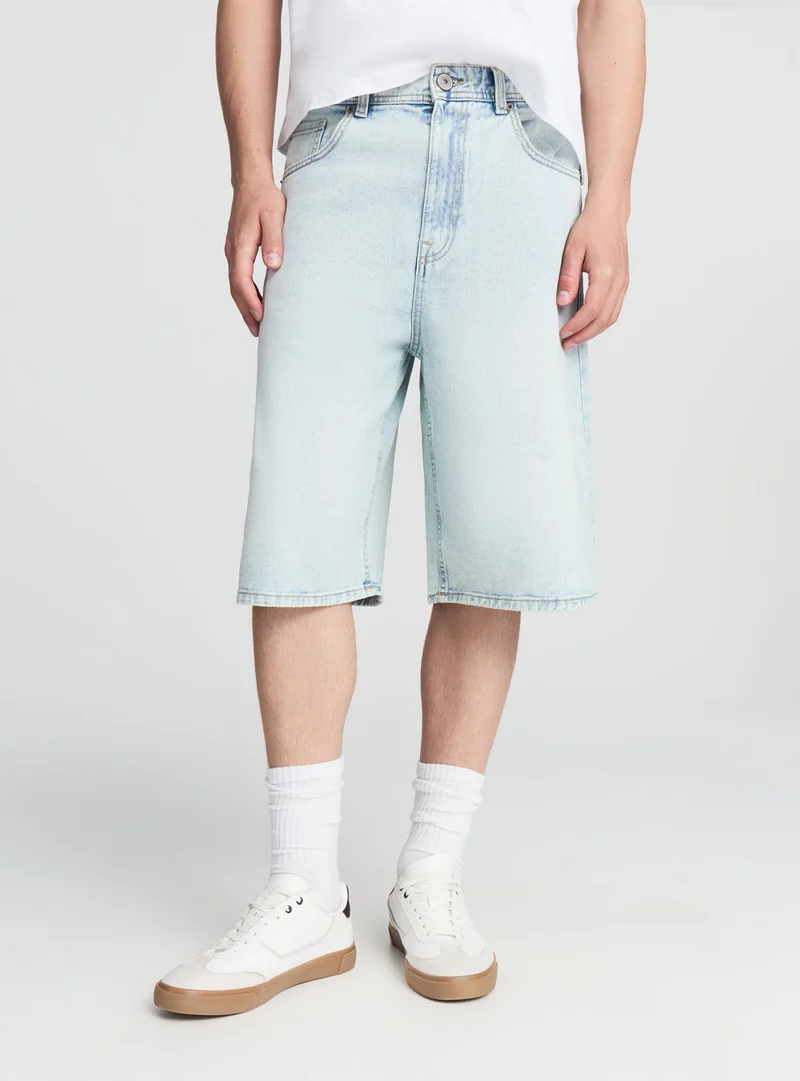 Bermuda baggy in denim