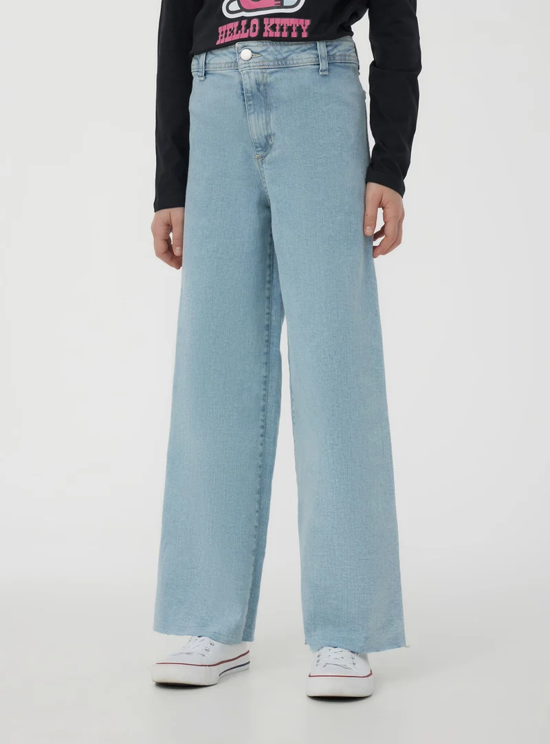 Jeans chiari wide leg