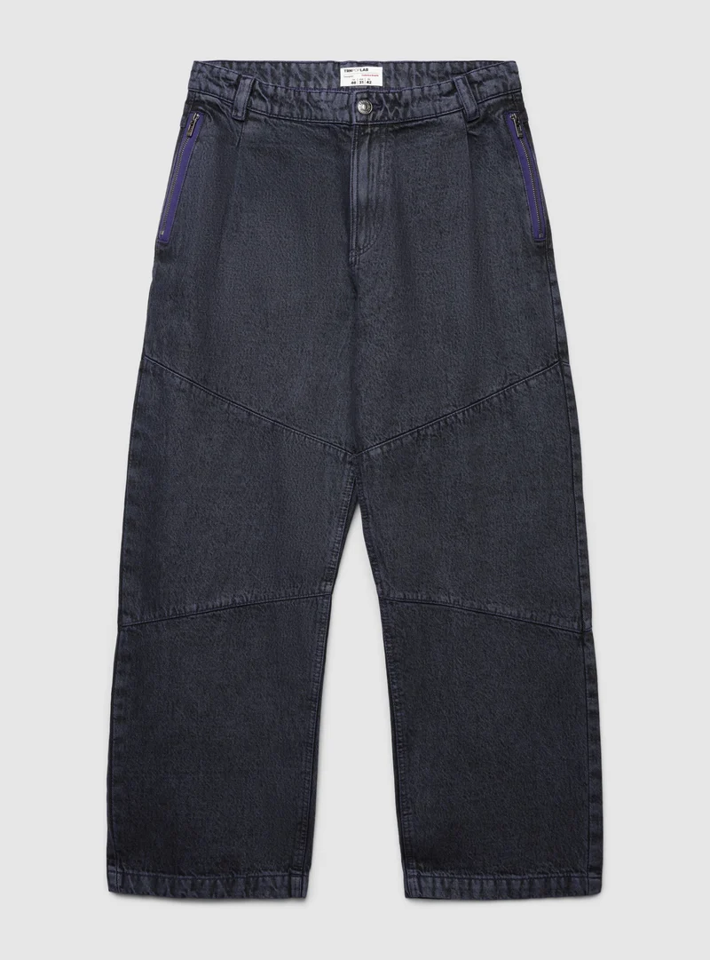 Jeans over tasche con zip TRNPOPLAB