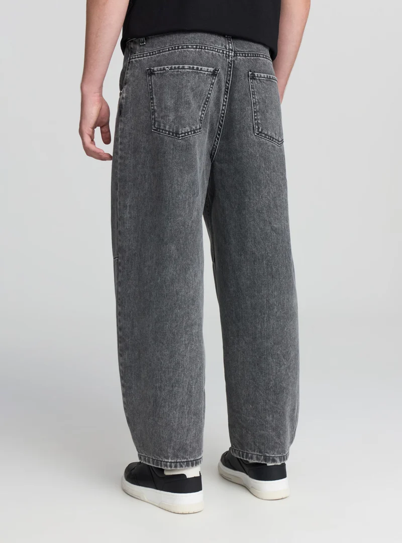 Jeans balloon acid wash
