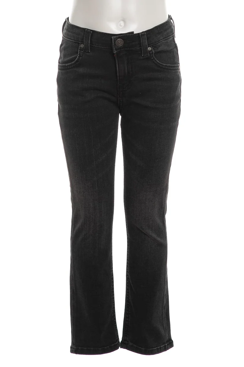 Jeans Guess Eco Eim Str Da Bambino Denim Nero