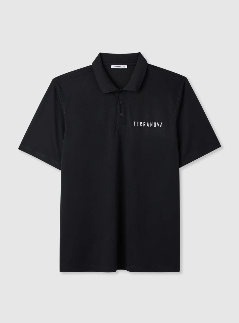 T-shirt polo con logo