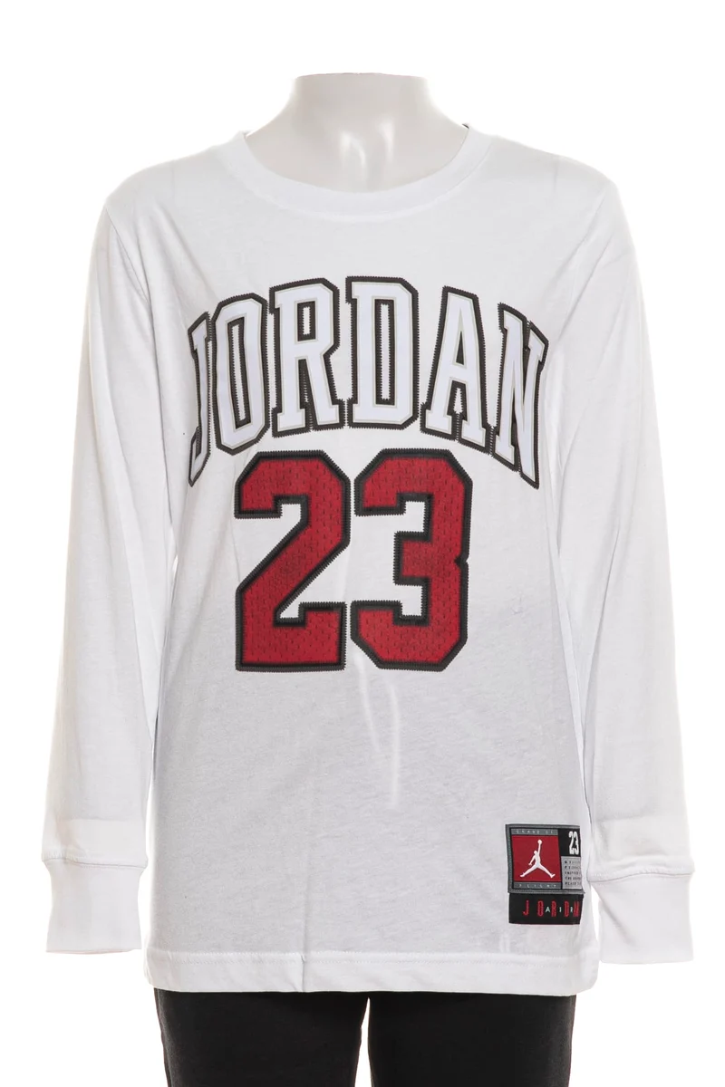 T Shirt Nike Jd Flight Boys Da Bambino Bianca