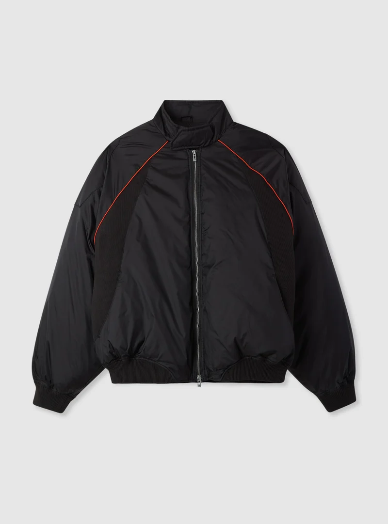 Bomber con collo alto