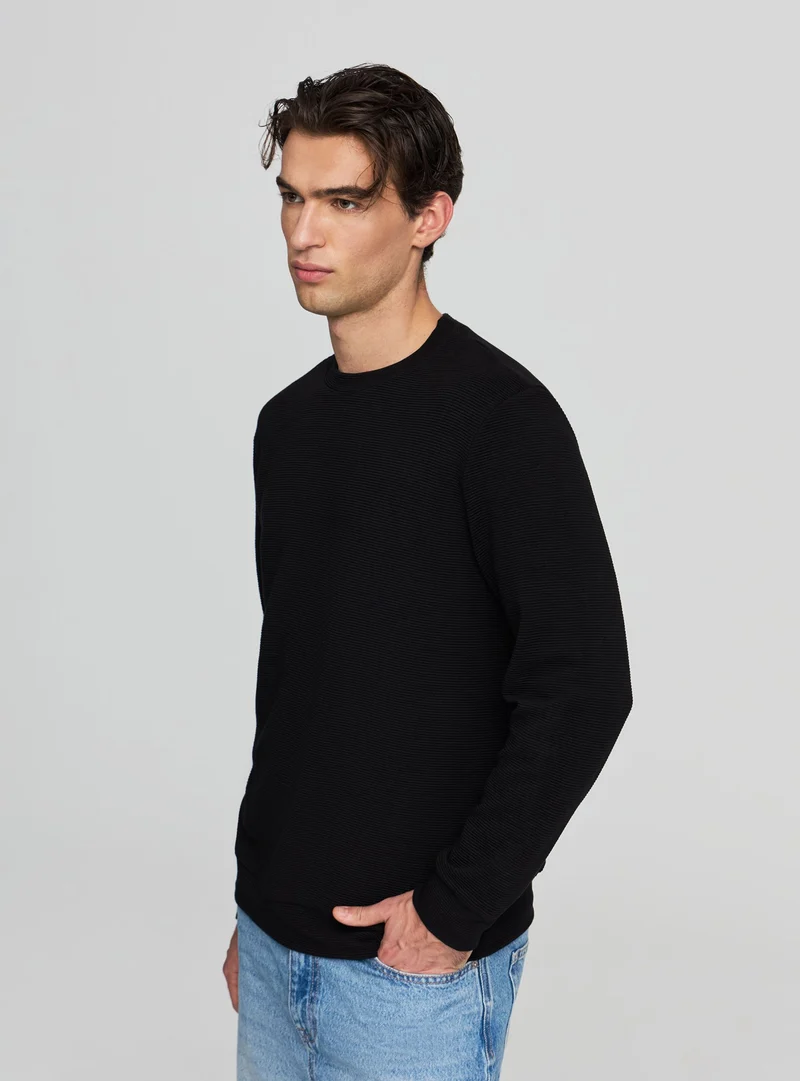 Maglia ottoman tinta unita