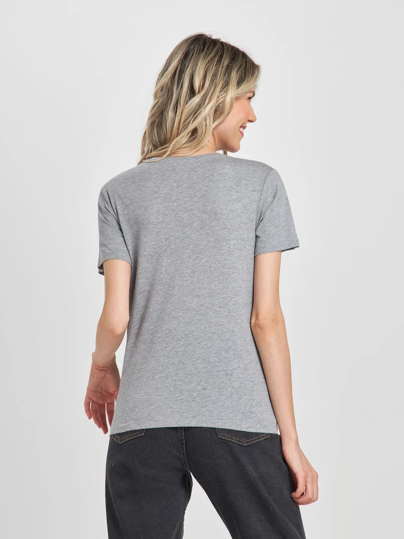 t-shirt slim tinta unita