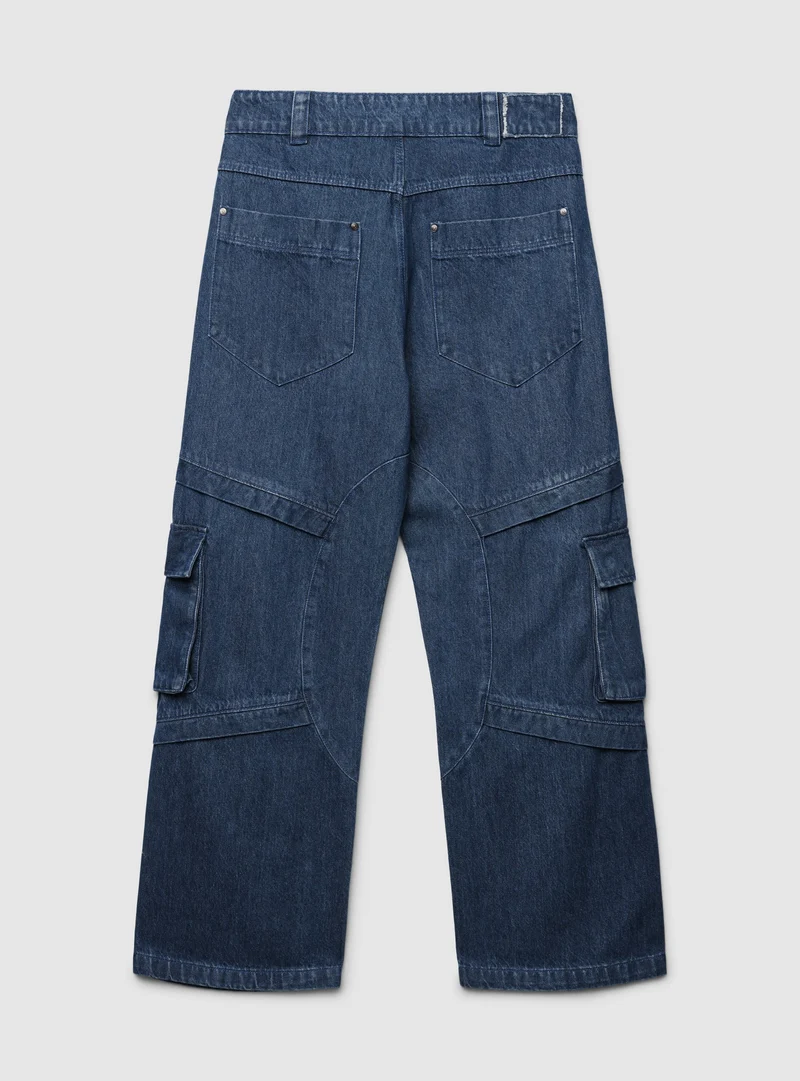 Jeans cargo oversize TRNPOPLAB