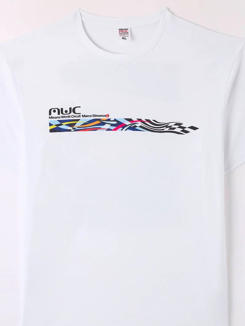 T-shirt stampa Misano World Circuit fronte/retro