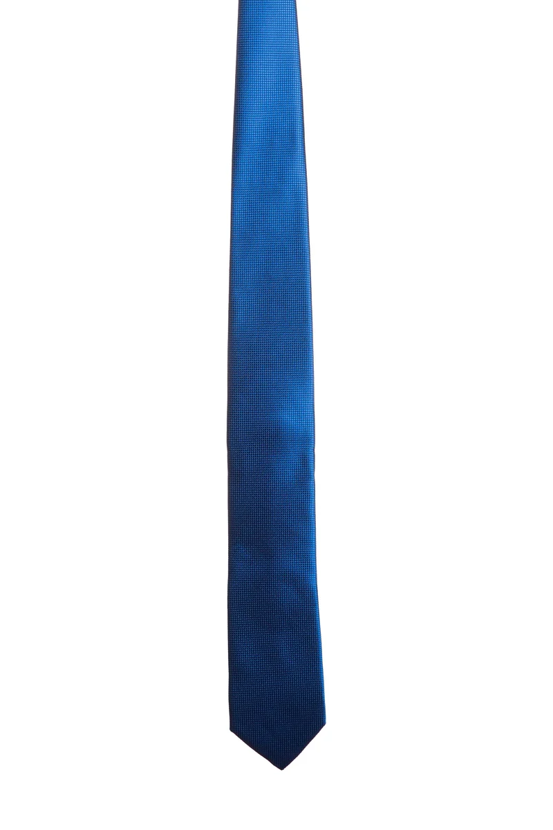 Cravatta Andrea Franceschi Classic Check Silk Da Uomo Royal In Seta