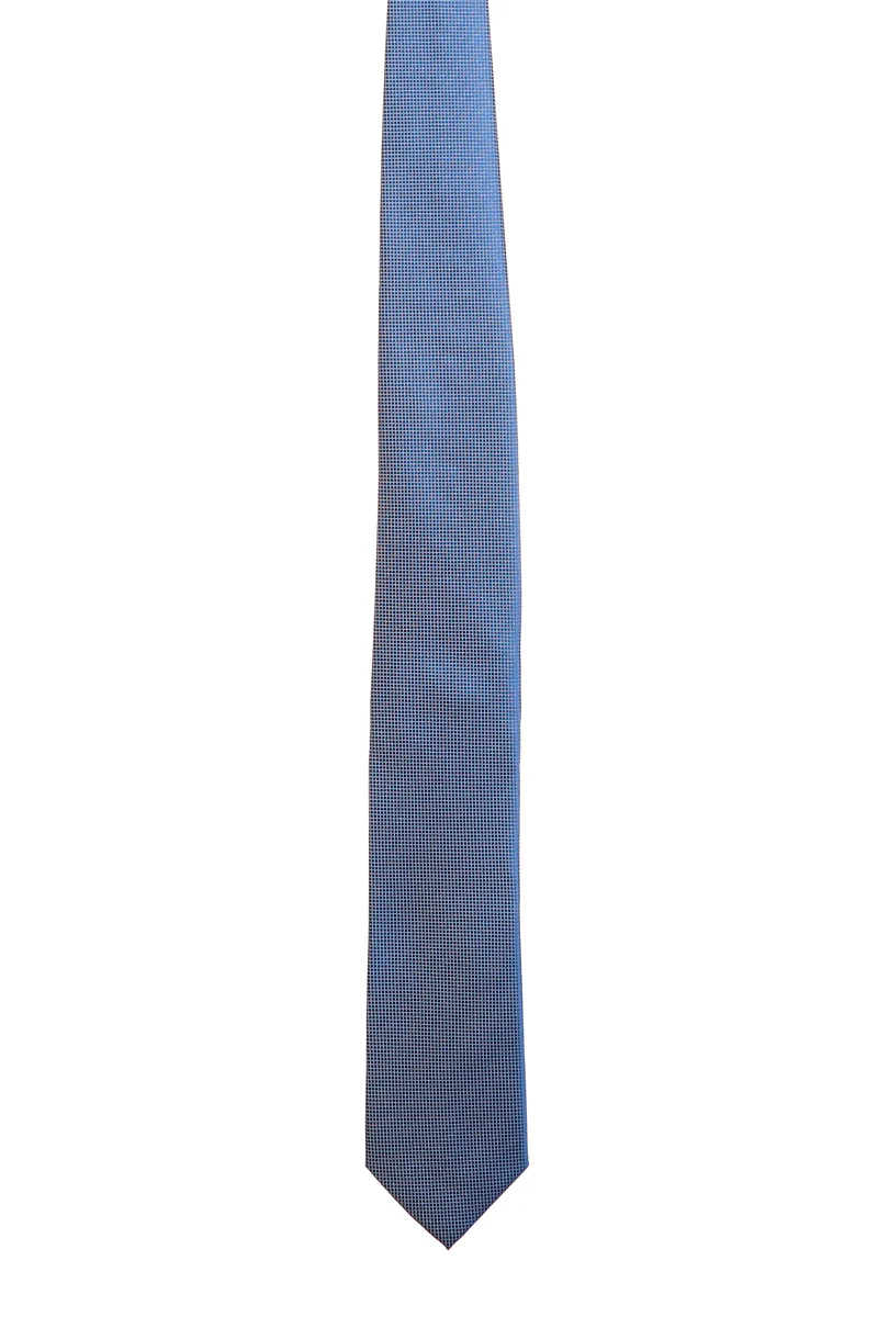Cravatta Andrea Franceschi Classic Check Silk Da Uomo Blu Navy In Seta